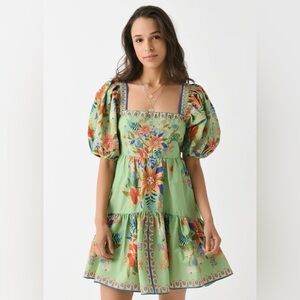 Farm Rio Bright Yard Mini Dress size Large
